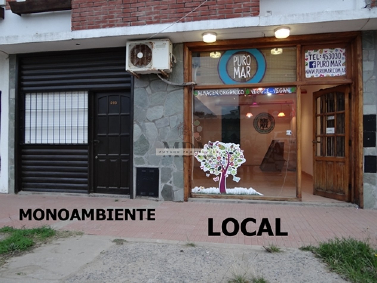 EN VENTA LOCAL COMERCIAL CON DEPARTAMENTO EN BLOCK